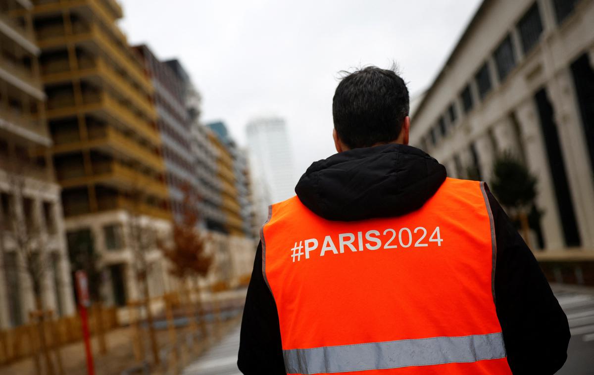 Olimpijska vas OI Pariz 2024 | Olimpijsko vas sestavlja 40 stolpnic, ki bodo med igrami, te se bodo začele 26. julija, gostile 14 tisoč ljudi, kasneje pa še 9 tisoč med paraolimpijskimi igrami. | Foto Reuters