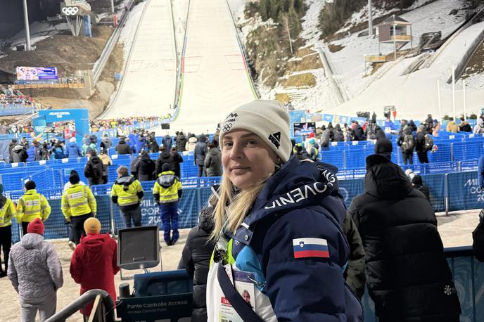 Zarja Tavčar | Nekdanja judoistka Zarja Tavčar je letošnje olimpijske igr epreživela kot prostovoljka OKS v biatlonskem središču v Anterslevi. | Foto osebni arhiv Zarje Tavčar