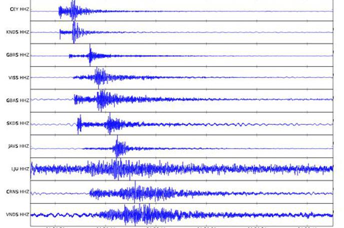 potres, Babno polje | O materialni škodi na agenciji ne poročajo.  | Foto Arso