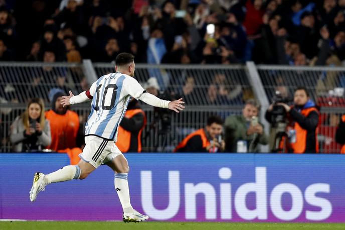 Lionel Messi | Lionel Messi je dosegel že 104. zadetek v dresu Argentine. | Foto Reuters