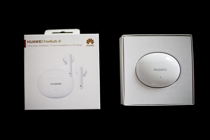 V primerjavi s prejšnjimi Huaweievimi slušalkami je škatlica s slušalkami FreeBuds 4i nekoliko manjša. | Foto: Ana Kovač