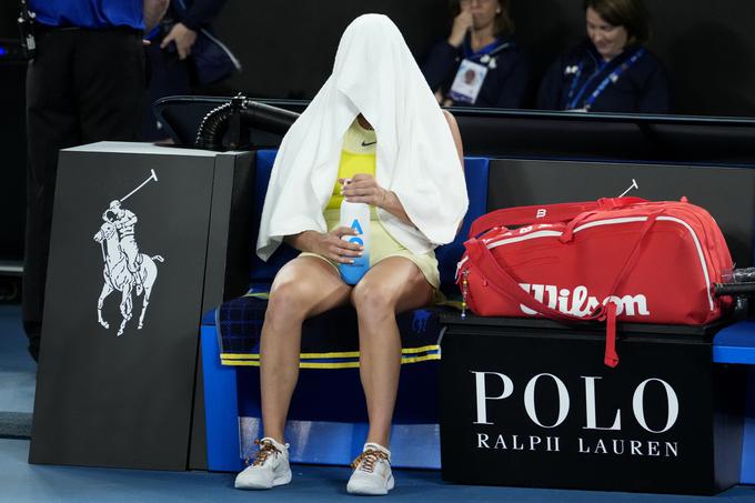 Arina Sabalenka je bila po porazu razočarana. | Foto: Guliverimage