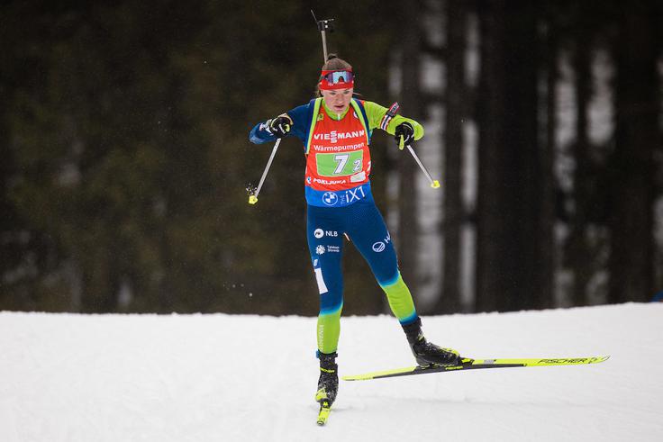 Kaja Zorč je dobila priložnost namesto Žive Klemenčič. | Foto: Grega Valančič/Sportida