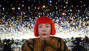 Najbolj popularna umetnica leta 2014 Japonka Yayoi Kusama