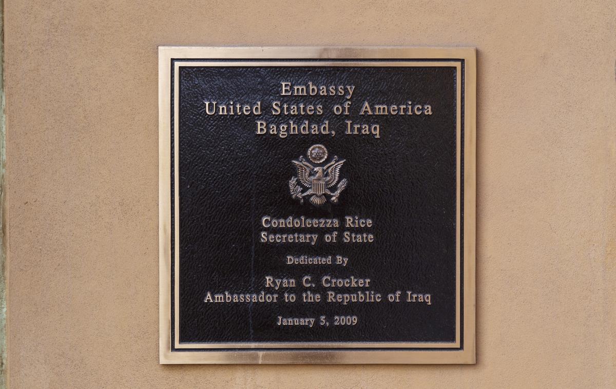 Ameriško veleposlaništvo v Bagdadu | Foto Reuters
