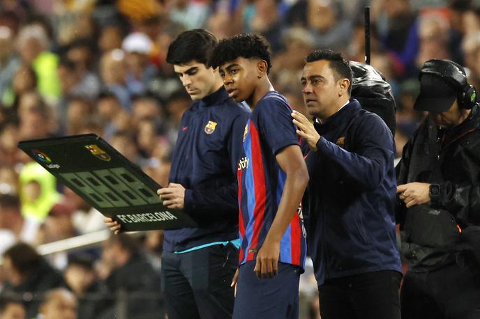 Lamine Yamal | Mladi up Barcelone Lamine Yamal je zadel za 3:0. | Foto Reuters