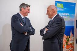 Janez Janša in Borut Pahor skupaj v New Yorku