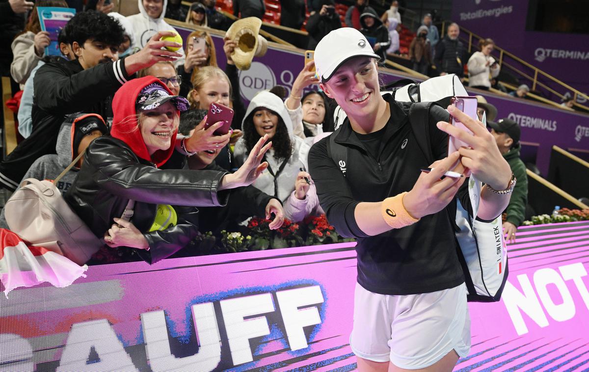 Iga Swiatek | Iga Swiatek je v Dohi prišla do dvanajstega naslova WTA v karieri.  | Foto Guliverimage