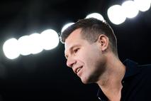 Cedevita Olimpija trening, Sani Bečirović