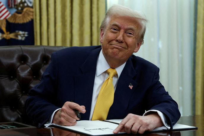 Trump: Upam na srečanje s fantastično predsednico Evropske komisije Ursulo von der Leyen