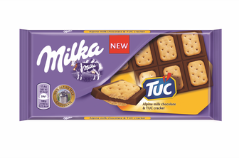 Hrustljavi biskvit in nežna čokolada Milka v povsem drugačnem objemu
