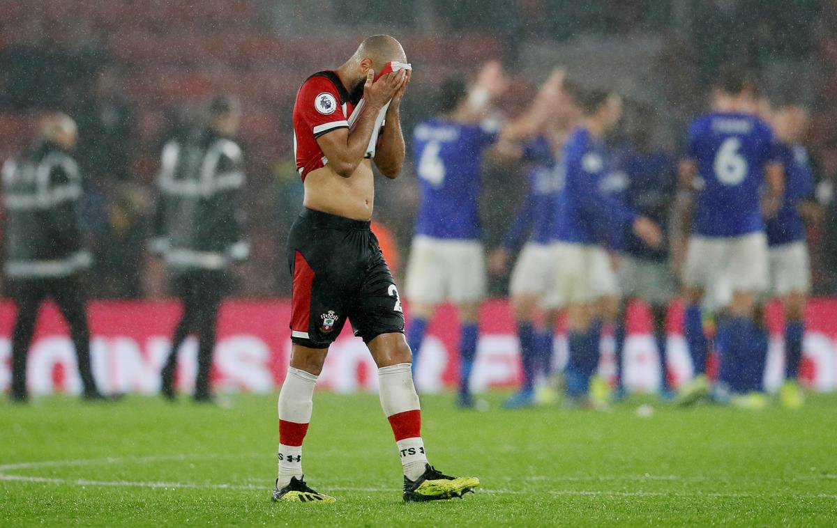 Southampton Leicester | Leicester je prejšnji konec tedna ugnal Southampton kar z 9:0. | Foto Reuters