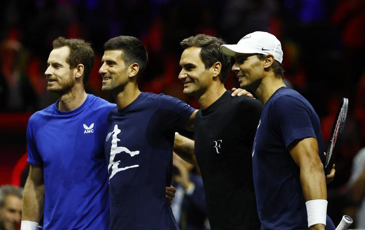 Andy Murray, Novak Đoković, Roger Federer in Rafel Nadal. | Foto: Reuters