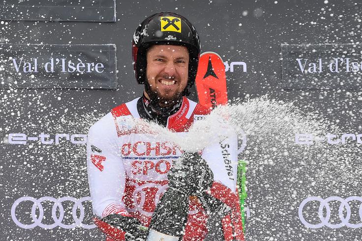 Marcel Hirscher je prismučal do 60. zmage. | Foto: Getty Images