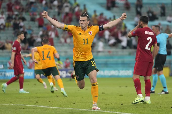 Gareth Bale je prispeval podaji za oba zadetka Valižanov, zapravil pa 11-metrovko. | Foto: Guliverimage/Vladimir Fedorenko