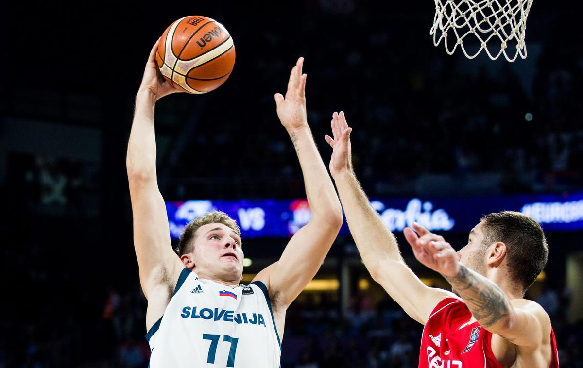 Luka Dončić | Prav na današnji dan je Luka Dončić, zdaj tudi uradno član najboljše peterke NBA, nazadnje nosil dres slovenske reprezentance. | Foto Vid Ponikvar