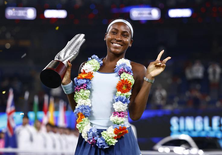 Coco Gauff je slavila v Wuhanu. | Foto: Reuters