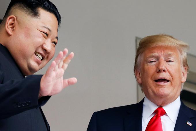 Kim Jong-un in Donald Trump | Foto: Reuters