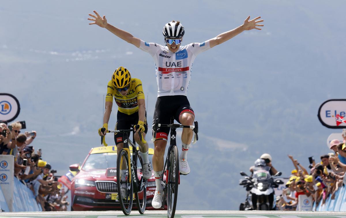 Tadej Pogačar 17. etapa TDF | Tadej Pogačar je dobil še tretjo etapo na letošnji Dirki po Franciji, a v skupnem seštevku ostaja na 2. mestu.   | Foto Reuters