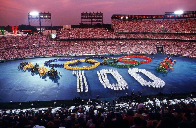 Igre v Atlanti so imele pridih praznovanja stoletnice olimpijskih iger moderne dobe. | Foto: 