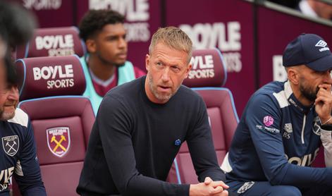 West Ham po devetih mesecih odpustil Grahama Potterja