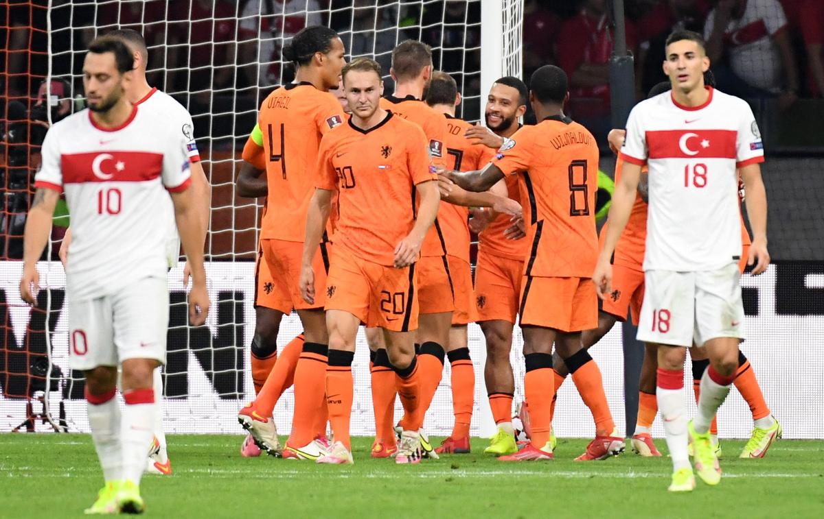 Nizozemska Turčija | Nizozemci so se znesli nad Turčijo in jo premagali s teniškim rezultatom 6:1. | Foto Reuters