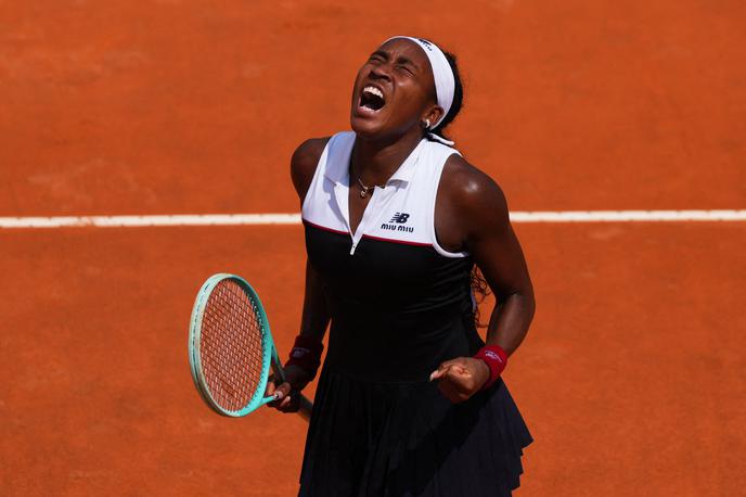 Coco Gauff | Coco Gauff je izločila Miro Andrejevo. | Foto Reuters