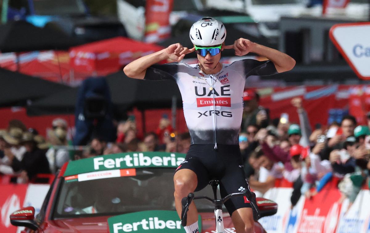 Vuelta Juan Ayuso | Juan Ayuso je dobil sedmo etapo dirke po Španiji. | Foto Reuters