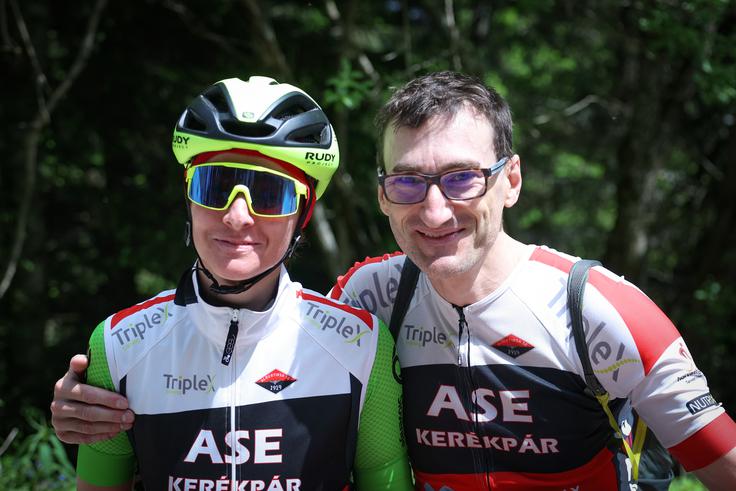 Madžarski par je v Slovenijo pripotoval prav zaradi dirke Po Sloveniji. | Foto: Ana Kovač