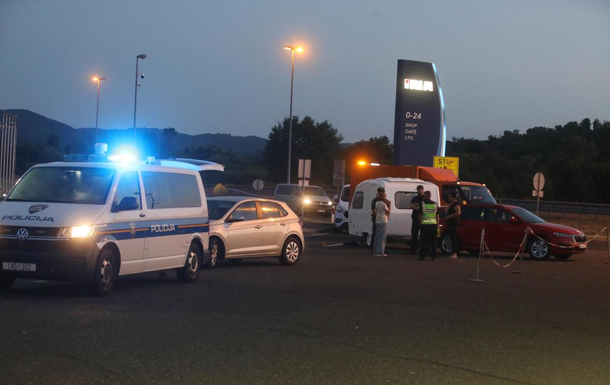 tragedija na počivališču pri Varaždinu | Poljski državljan je vozil avtomobil s počitniško prikolico. | Foto Pixsell/Vjeran Zganec Rogulja
