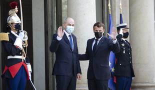 Janša in Macron o slovenskem in francoskem predsedovanju Svetu EU