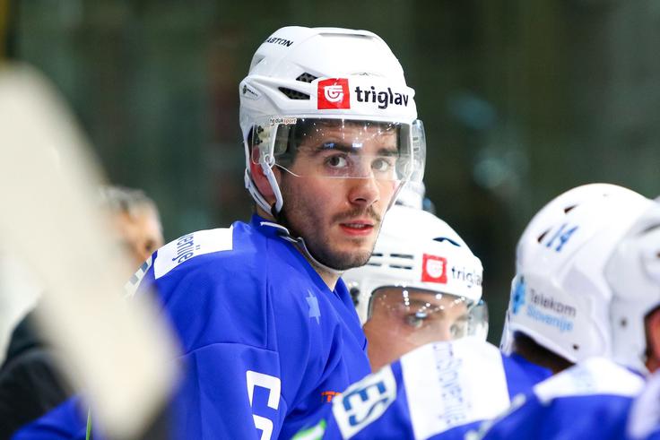 Debitant na SP Jurij Repe je Slovenijo popeljal v vodstvo, to je bil njegov prvi zadetek na prvenstvih. | Foto: Sportida