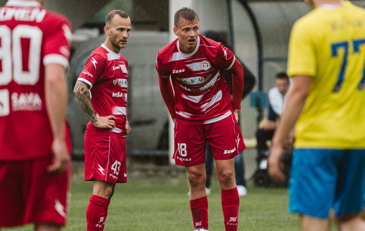 Aljaž Krefl Aluminij | Aljaž Krefl je kot posojeni nogometaš Celja pomagal Aluminiju do drugoligaškega naslova. | Foto Agencija DAMN