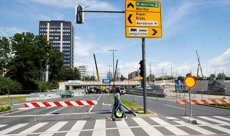 Pozor: do konca oktobra bo v Ljubljani delno zaprta pomembna cesta