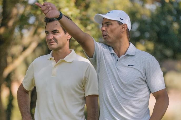 Roger Federer, Rafael Nadal | Federer in Nadal se po koncu teniških karier družita tudi na igriščih za golf. | Foto Instagram
