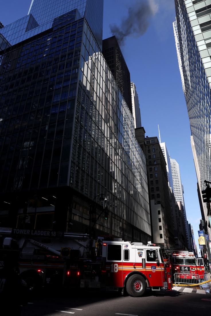 Manhattan, New York, požar | Foto: Reuters