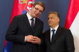 Vučić: Z Orbanom nama je skupna svoboda govora, misli in delovanja