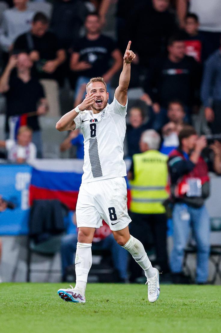 Sandi Lovrić je s pomočjo švedskega vratarja izenačil na 1:1. | Foto: Aleš Fevžer