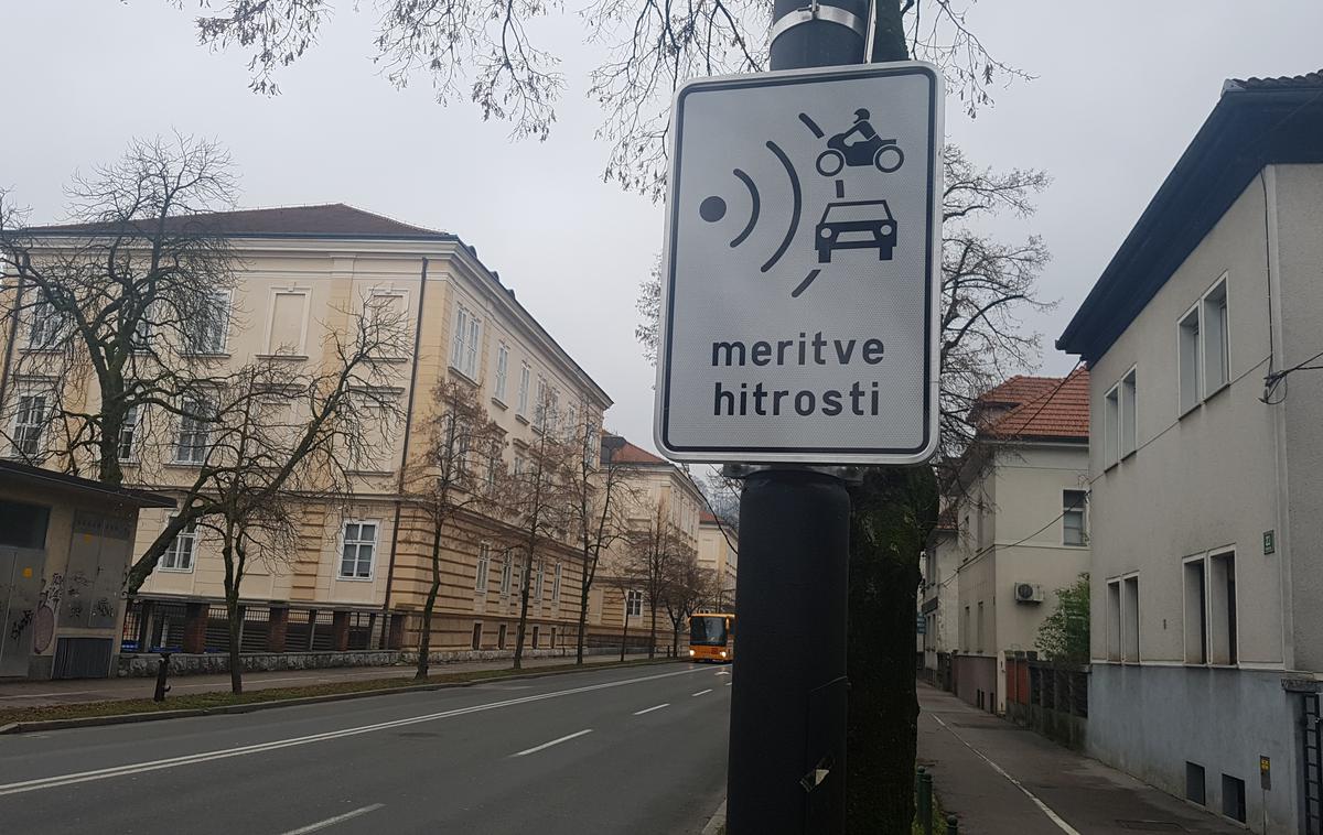 super radar Roška cesta | Ljubljanska občina je za nov super radar odštela nekaj manj kot 77 tisoč evrov. | Foto Gregor Pavšič