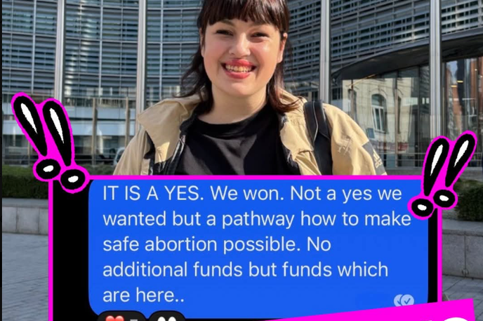 Nika Kovač | Kot je komisija še navedla v odgovoru, bodo države članice, ki bodo želele sredstva nameniti za zagotavljanje zakonitega, varnega in dostopnega splava, lahko spremenile svoje operativne programe evropskega socialnega sklada.  | Foto Inštitut 8. marec