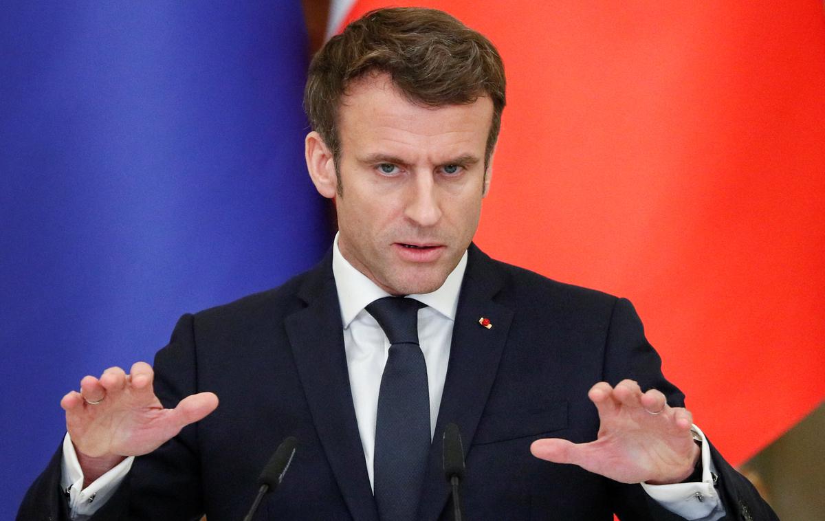 Macron Zelenskiy | Macron je odpravo obveznega prispevka v predvolilni kampanji obljubljal kot enega od ukrepov za zmanjšanje vse višjih življenjskih stroškov in krepitev kupne moči Francozov. | Foto Reuters