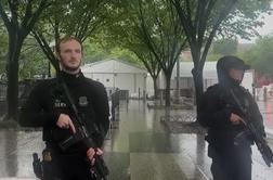 Strelski incident v bližini Bele hiše: tajna služba ubila napadalca #video