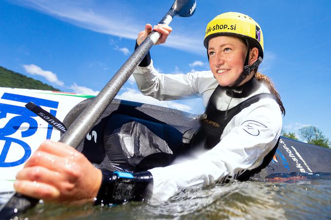 Zmagovalka med kanuistkami Eva Alina Hočevar je obe vožnji opravila brez kazenskih sekund. | Foto: Grega Valančič/Sportida