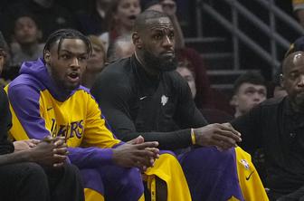 Bronny James za zdaj končal kratko epizodo v ligi NBA