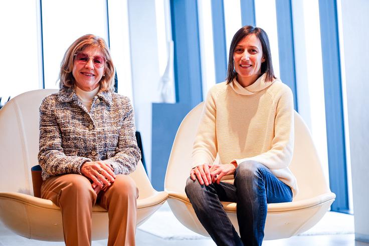 Mima Jaušovec in Katarina Srebotnik, obe sta v svoji karieri zmagali na mladinskem grand slamu. | Foto: Aleš Fevžer