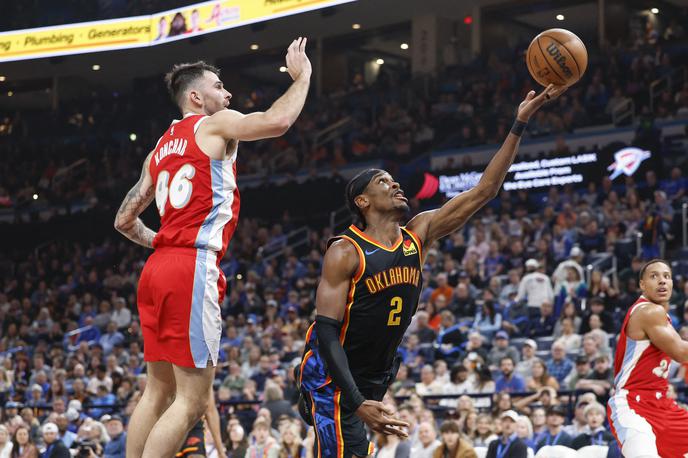 Shai Gilgeous-Alexander | Shai Gilgeous-Alexander je ekipo popeljal do 11. zaporedne zmage. | Foto Reuters