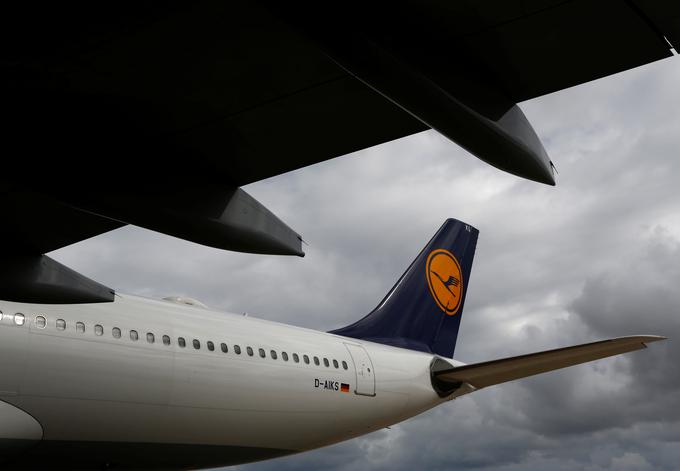 Lufthansa je napovedala polete iz Ljubljane v München in Frankfurt. | Foto: STA ,