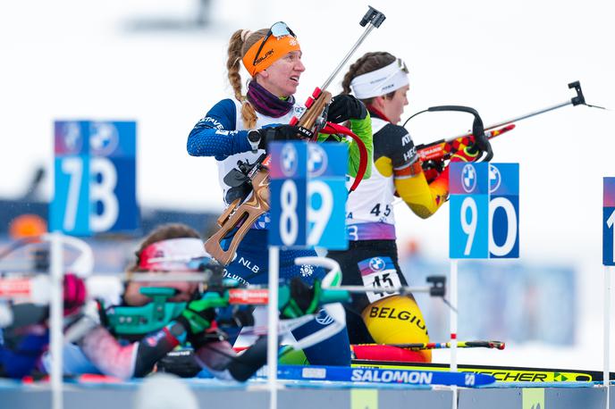 Polona Klemenčič, Pokljuka 2025 | "Če bi tam padel kakšen strel več, bi bili rezultati lahko še boljši," po prvi tretjini sezone ugotavlja najboljša Slovenka v biatlonskem svetovnem pokalu Polona Klemenčič. | Foto Aleš Fevžer