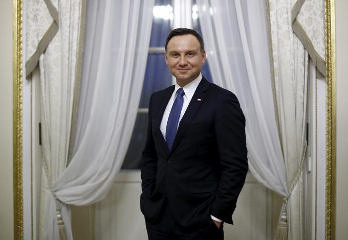 Poljski predsednik Andrzej Duda v Veliki Britaniji vidi poljsko zaveznico. | Foto: Reuters