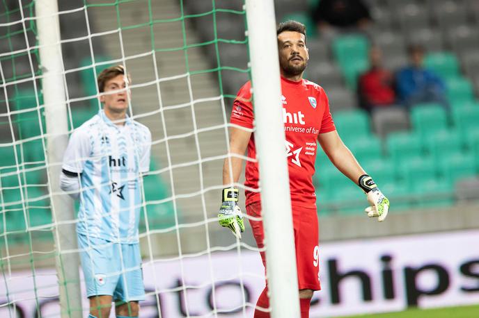 Olimpija Gorica Stožice | Na vratih Gorice je v drugem polčasu branil Januš Štrukelj. | Foto Urban Urbanc/Sportida